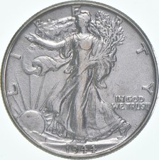 XF/AU 1944 Walking Liberty