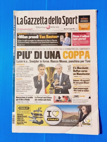 Gazzetta dello sport maggio - sport,