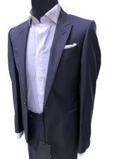 ABITO UOMO SPOSO  BLU   44 FIRMATO CARLO PIGNATELLI CERIMONIA SUIT WEDDING