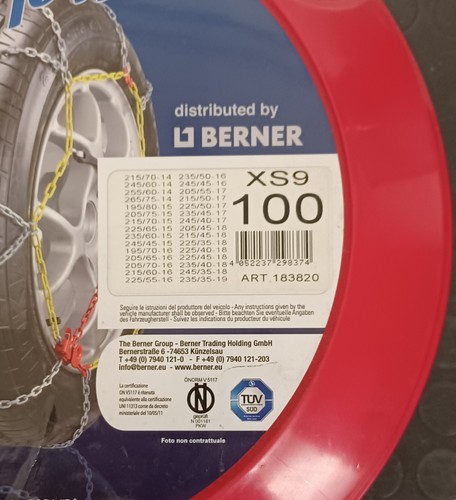 Catene neve berner xs9 - neve,