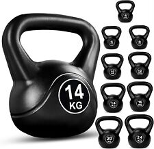 Set pesi 2-24 kg kettlebell vinile kettlebell esercizio casa fitness palestra