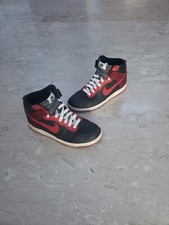 Nike Dunk High North Varsity Da Uomo Taglia 42 Rosse-Nere