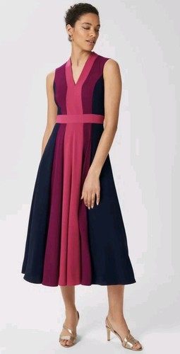 Abito hobbs colour block - block, midi