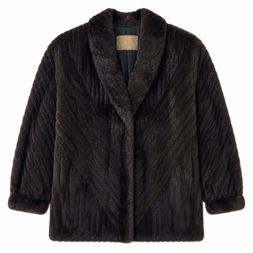 Autentico cappotto pelliccia