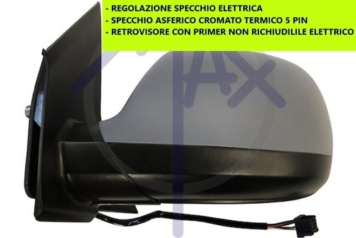 Specchio retrovisore elettrico - specchio,