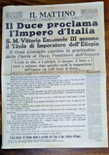 FASCISMO, GUERRA ETIOPIA - IL