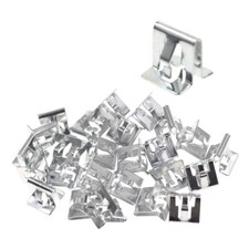 25pc metal fastener clips - 25pc, 1/2"