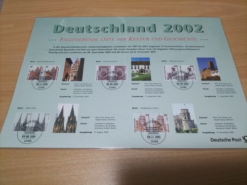Francobolli germania 2002 - francobolli,