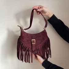 Borsa In Vero Camoscio Con