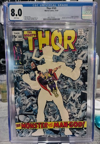 Thor 169 cgc - #169, 8.0