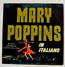 Mary Poppins in italiano. Walt Disney. soundtrack. vinile LP Italia 1965