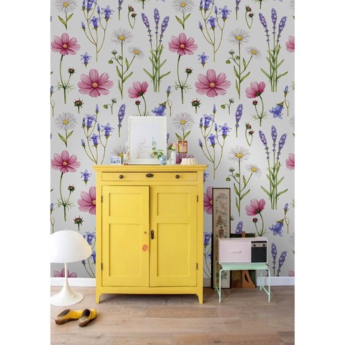 Carta parati fiori - da,