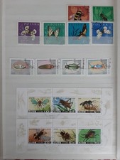 Stampsalex - INSETTI FRANCOBOLLI a Tema ANIMALI Con Strip Insectos INSECTS