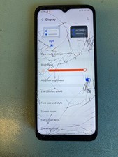 Originale Samsung Galaxy A14 (SM-A145) SOLO display con vetro rotto difettoso