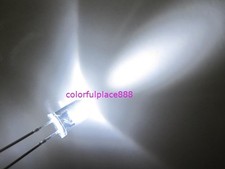 100pcs,5mm Bianco 20.000MCD