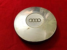 AUDI 80 BORCHIA COPPA COPRI CERCHIO MOZZO RUOTA RUOTE CERCHI COVER LOGO METALLO