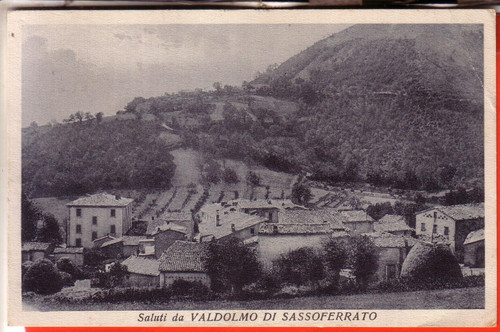 Cartolina valdolmo di - cartolina,
