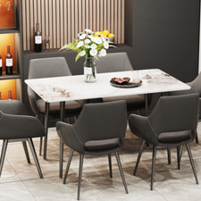 Tavolo da pranzo in pietra massello tavolo sala da pranzo tavolo cucina robusto ristorante 120x70 bianco 