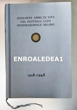 LIBRO LIBRETTO 40° INTER 1948