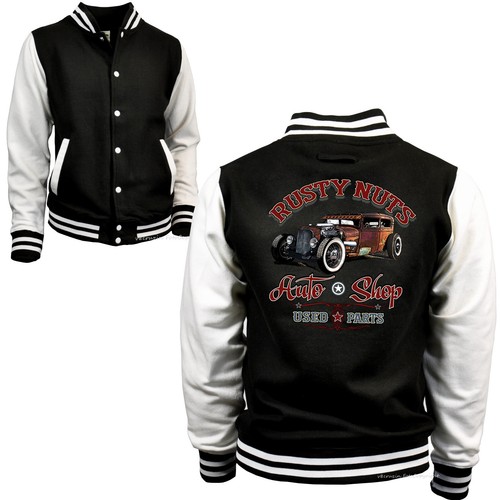 Giacca college auto hot - , rod