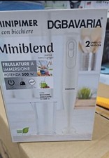 Dgbavaria FRULLATORE AD IMMERSIONE DA 500W CON 2 VELOCITÀ IN COLORE Bianco