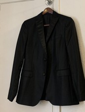 New Zara Man 2btn Black Peak