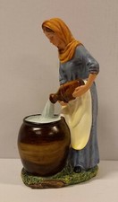 STATUINA PERSONAGGIO PER PRESEPE DA CM 30 IN RESINA DECORATA A MANO