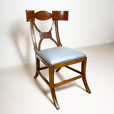 Antica sedia Stile Bierdermaier poltrona poltroncina in legno di noce Liberty