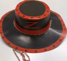 Vintage CAPPELLO ZORRO DI CARNEVALE in Cartonc. anni  '60   da Collezione Tipo 1