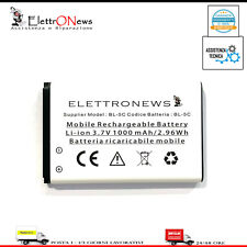 Batteria per Uleway capacità 1020 mAh codice bl 5c BL5C Nuova per Uleway G380D