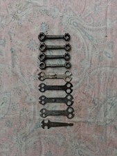 lotto di 9 chiavi Legnano