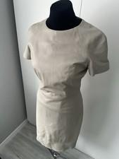 Yves Salomon Mini Abito Beige