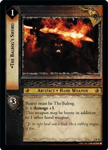 The balrog sword mines of - balrog's,