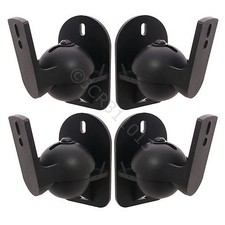 4 staffe per altoparlanti surround supporto a parete per Bose - Set di 4 staffe nere