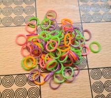 100 elastici per capelli