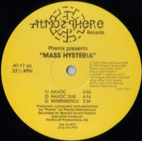 Phenix mass hysteria - -, (12")