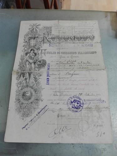 Foglio di congedo - [nc],