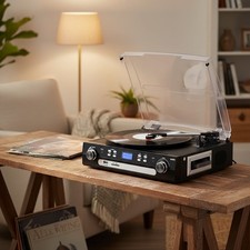 Giradischi Bluetooth compatto