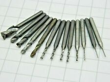 10x PUNTA DA TRAPANO AL CARBURO DI TUNGSTENO PCB MODELLISMO 10 pezzi varie misur