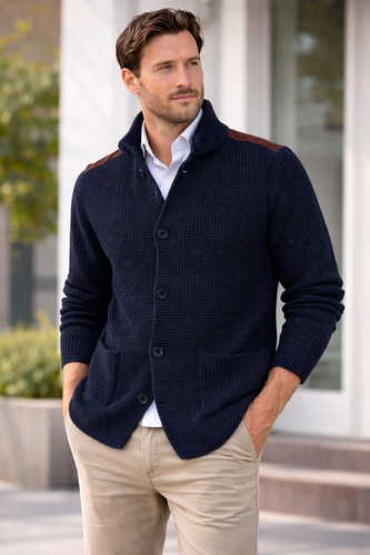 Cardigan uomo con bottoni - cardigan,