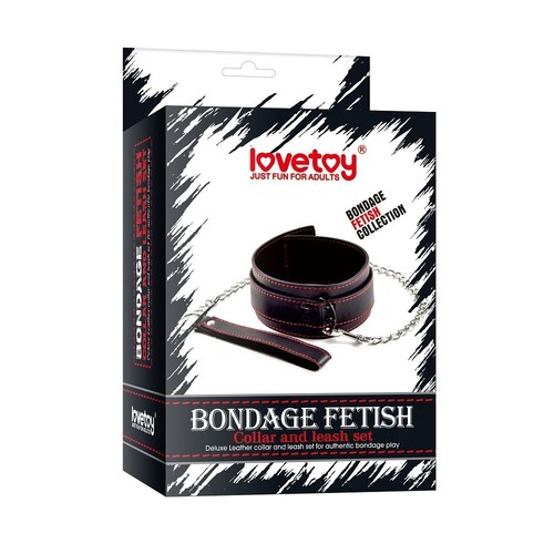 Collare bdsm con guinzaglio - collare,