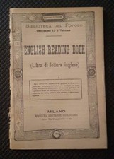 ENGLISH READING BOOK LIBRO DI LETTURA INGLESE FINE '800 N. 168 