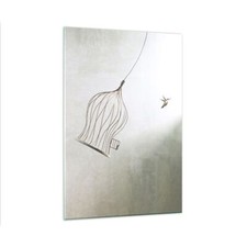 Quadro su Vetro 80x120cm Volo