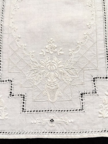 Antique vintage linen - linen, madeira