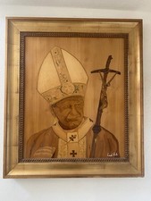 Quadro In Legno Intarsiato Con