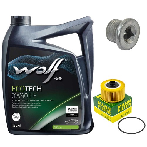 Kit filtri olio motore - , wolf