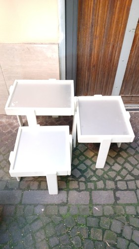 Tris vintage tavolini fumo - tavolini, da