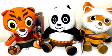 Set of 3 Plush Toys Kung Fu