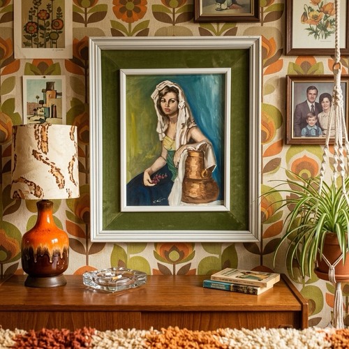 Quadro vintage ritratto - vintage, di