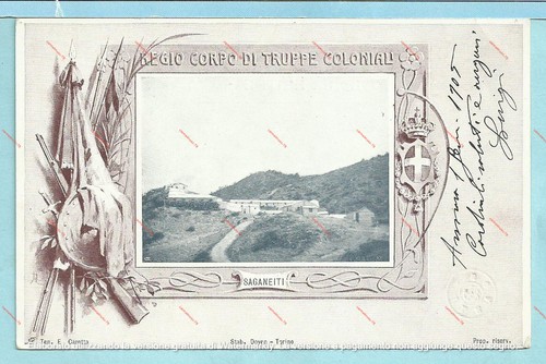 Cartolina saganèiti - cartolina, di